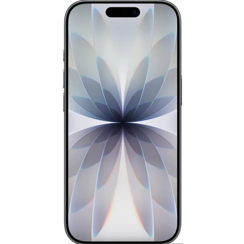 Tela do iPhone 17 preto ligada